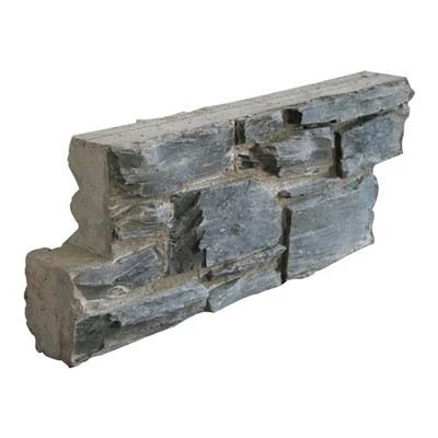 Nero 8 cm di mattoni di scisto naturale