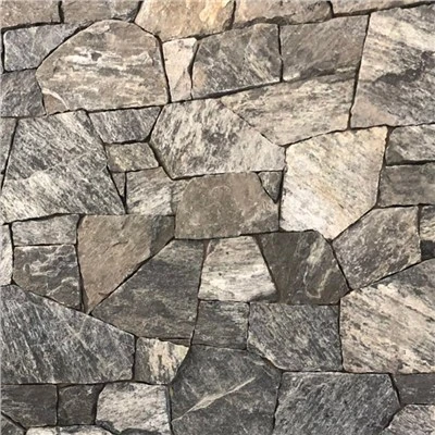 Pietra sciolta casuale della linea grigia di Gneiss
