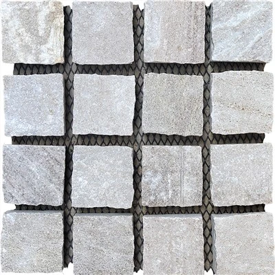 Ciottoli della linea dorata di Hardscapes