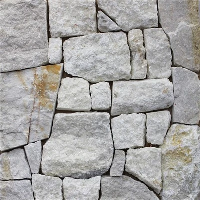 Pietra sciolta casuale bianco latte di quarzite