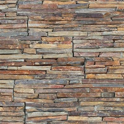 Pannello di rivestimento rustico in pietra ardesia sottile